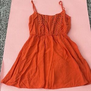 Orange mini Dress